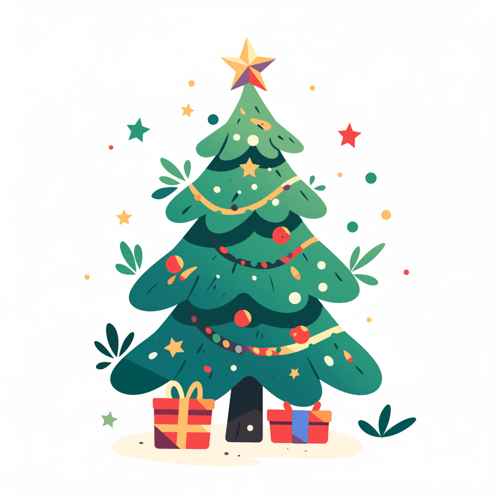Christmas Tree 042 original repeating artwork