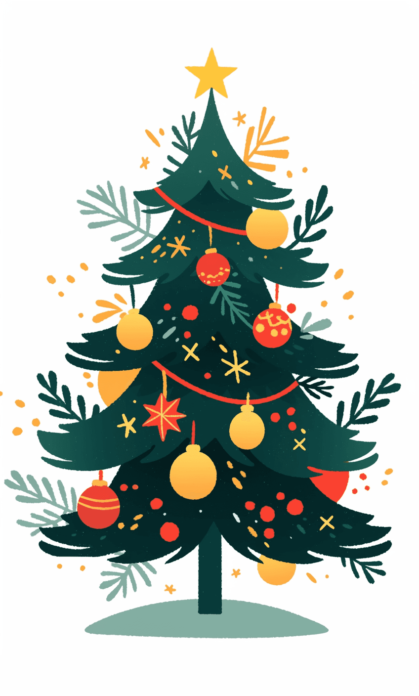 Christmas Tree 049 original repeating artwork