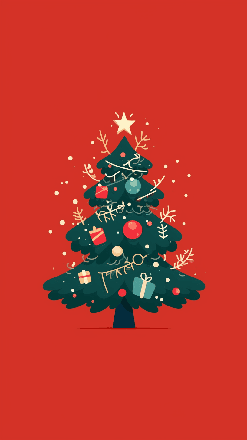 Christmas Tree 030 original repeating artwork