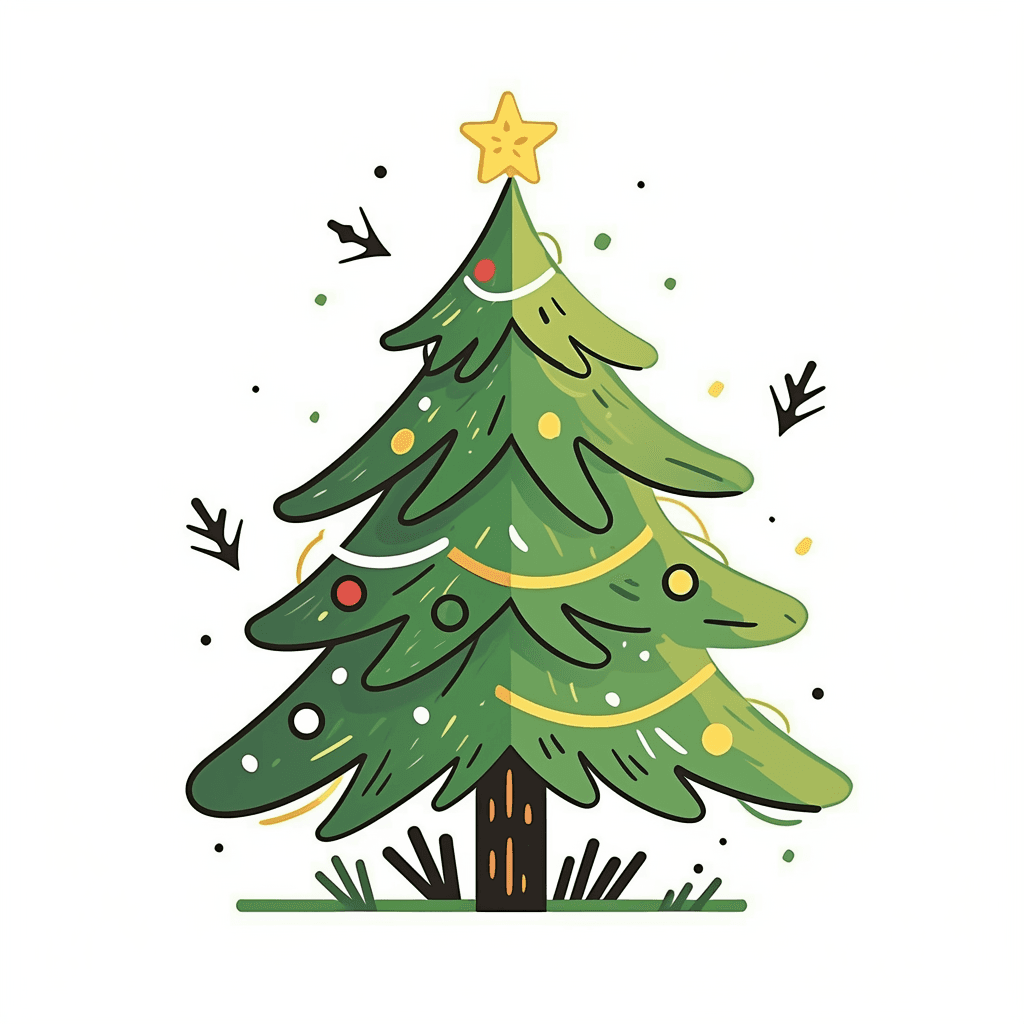 Christmas Tree 383 original repeating artwork