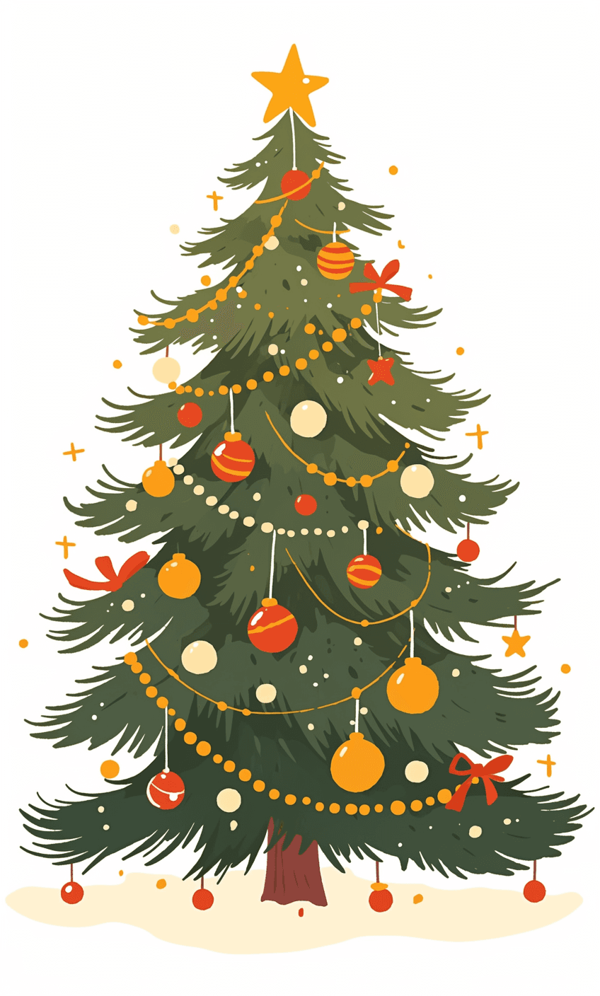 Christmas Tree 391 original repeating artwork