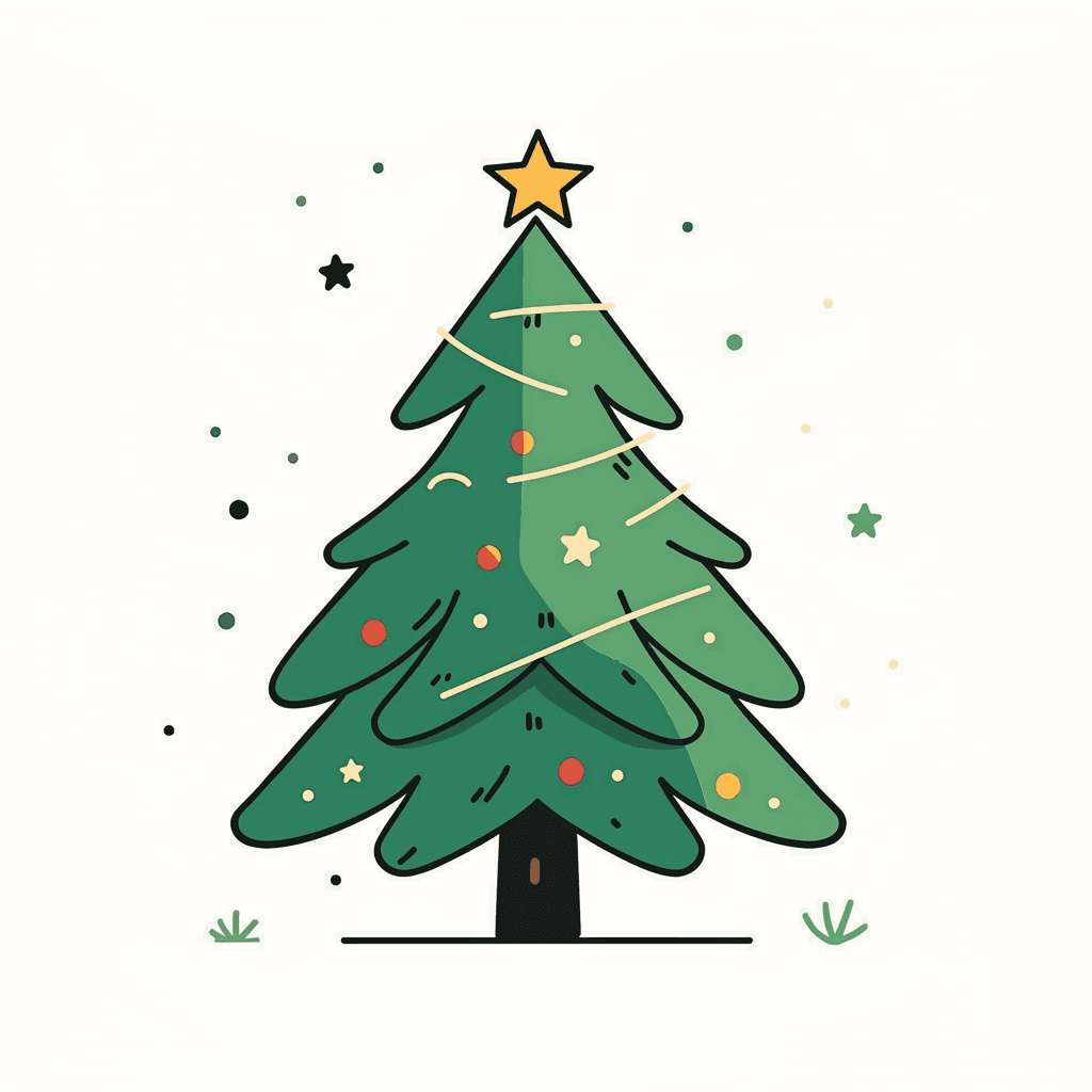 Christmas Tree 143 original repeating artwork