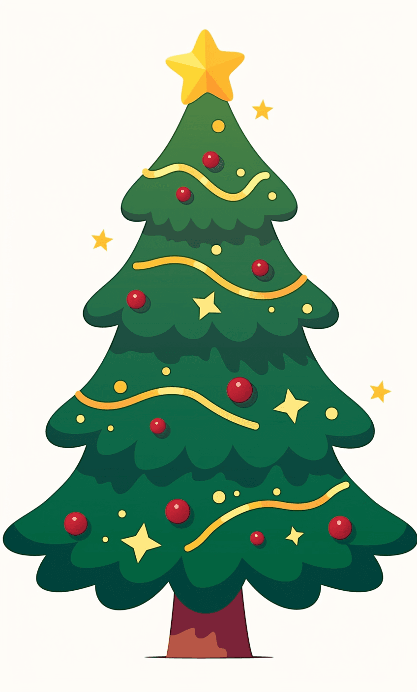 Christmas Tree 551 original repeating artwork