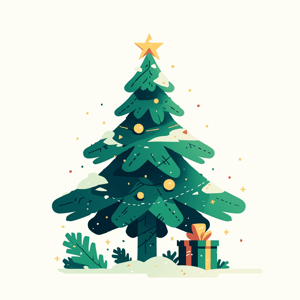 Christmas Tree 128 original repeating artwork