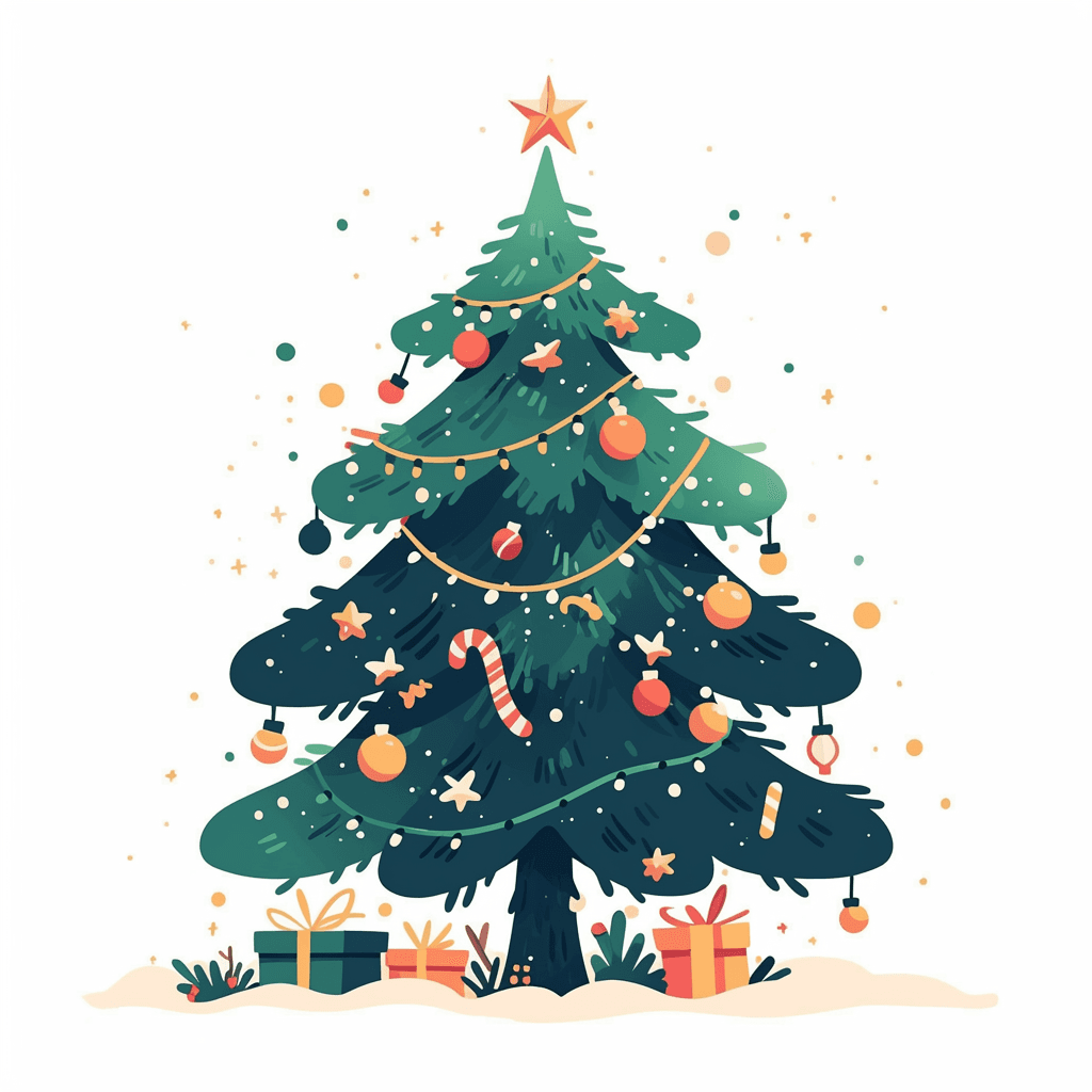 Christmas Tree 229 original repeating artwork