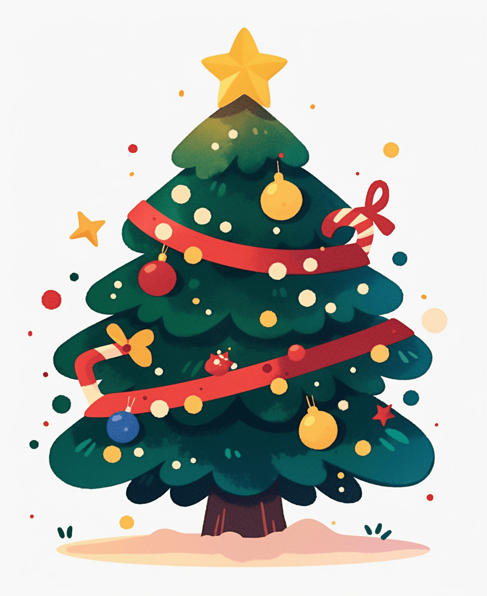 Christmas Tree 493 original repeating artwork