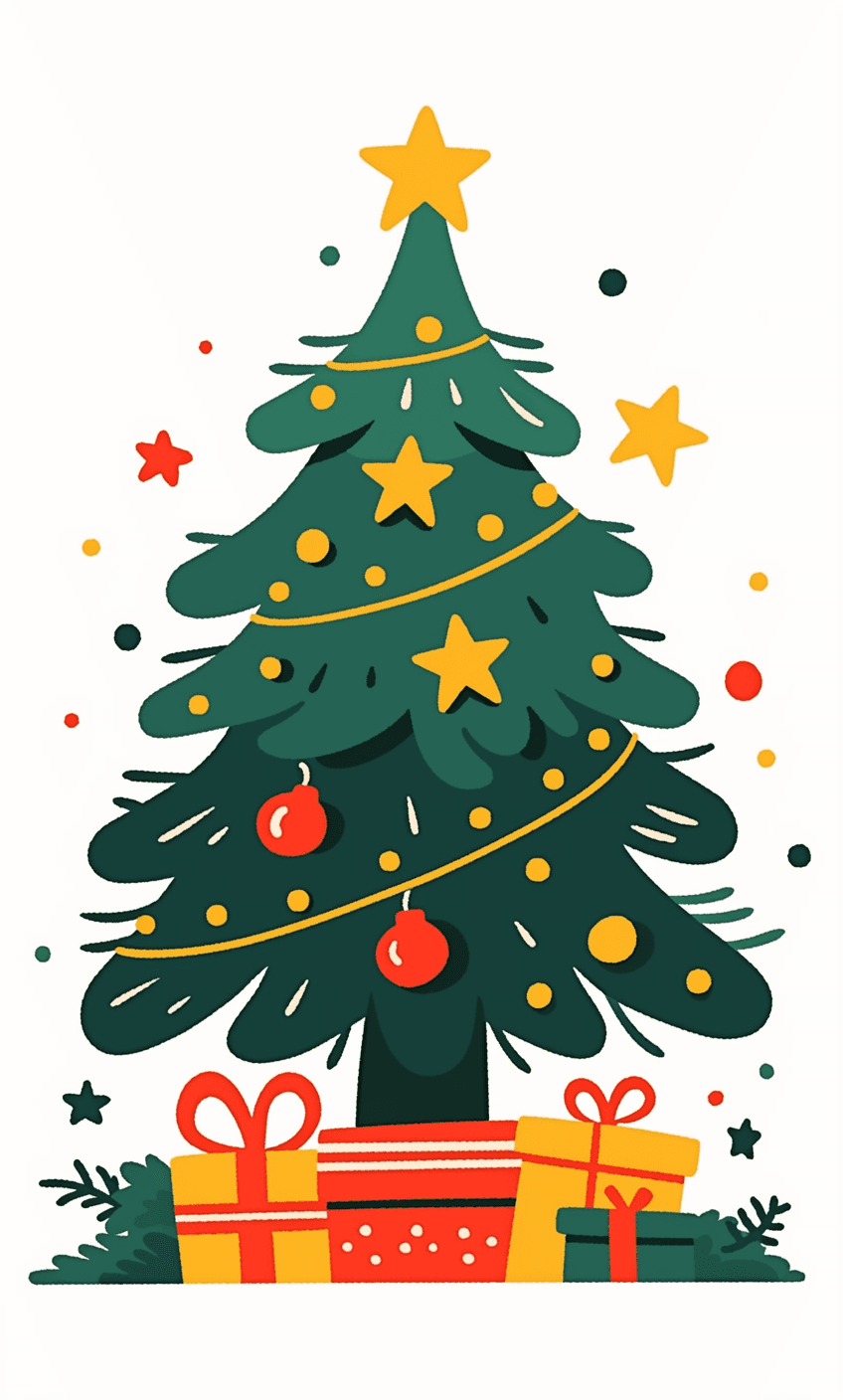 Christmas Tree 259 original repeating artwork