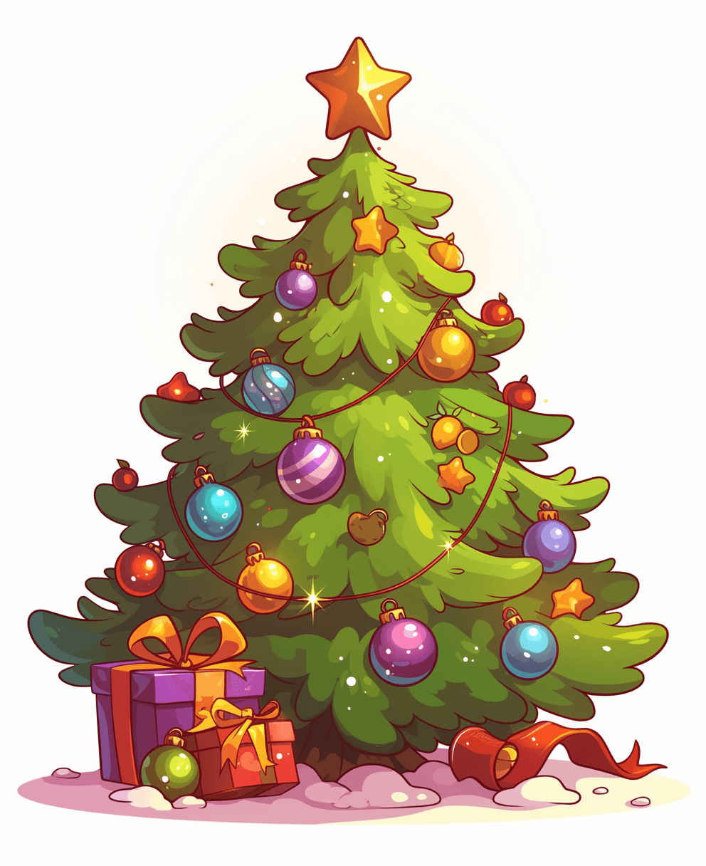 Christmas Tree 377 original repeating artwork