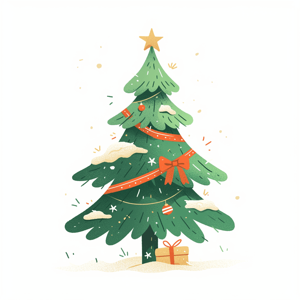 Christmas Tree 519 original repeating artwork