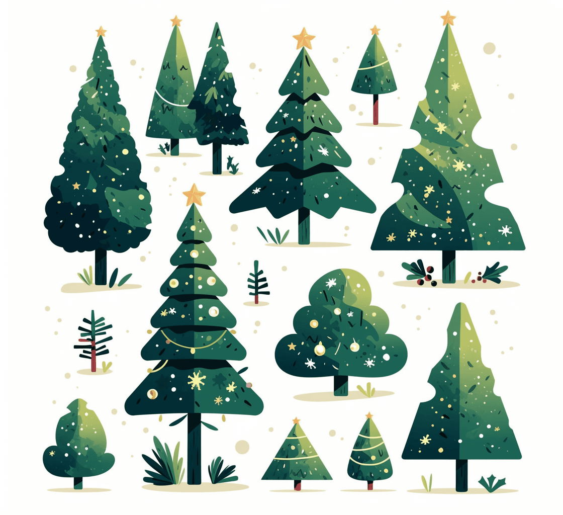 Christmas Tree 518 original repeating artwork