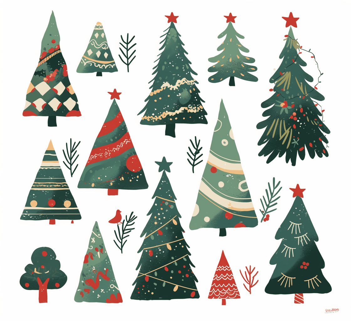 Christmas Tree 479 original repeating artwork