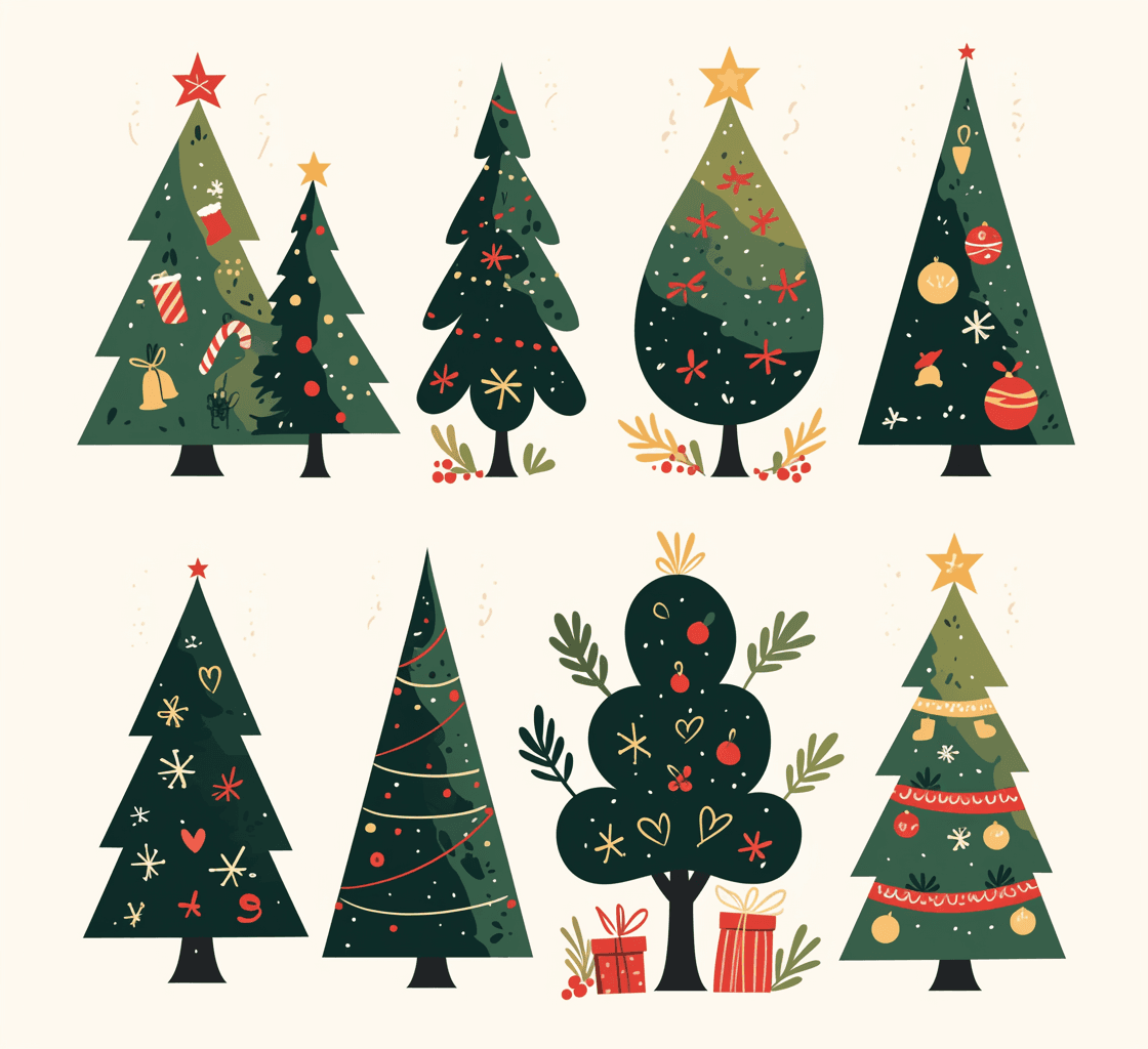 Christmas Tree 339 original repeating artwork