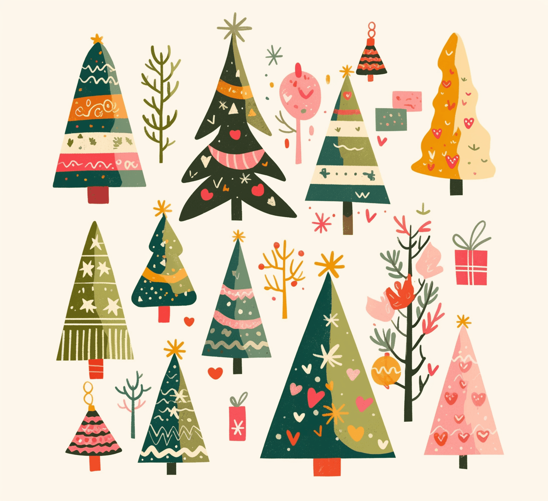 Christmas Tree 586 original repeating artwork
