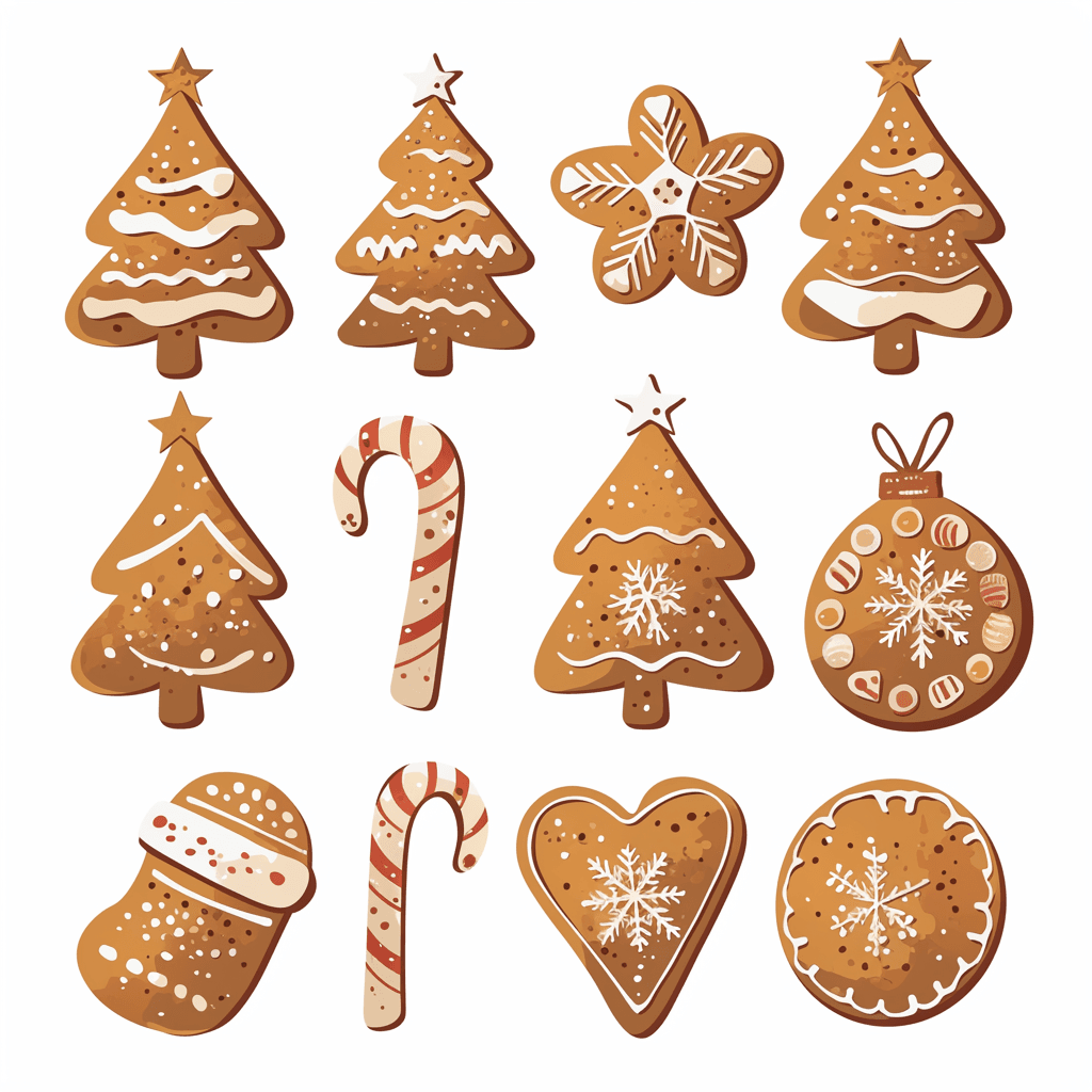 Christmas Cookie original repeating artwork