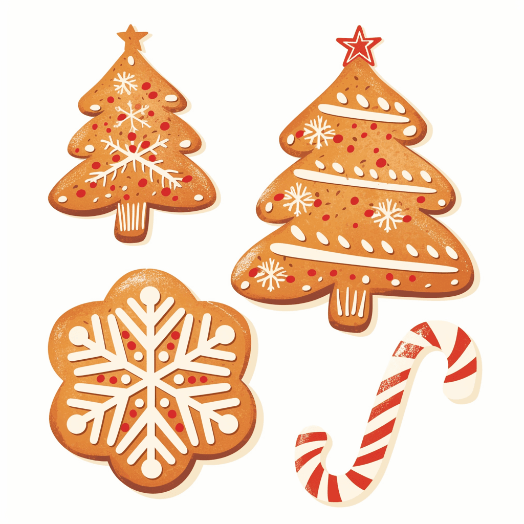 Christmas Cookie Club original repeating artwork