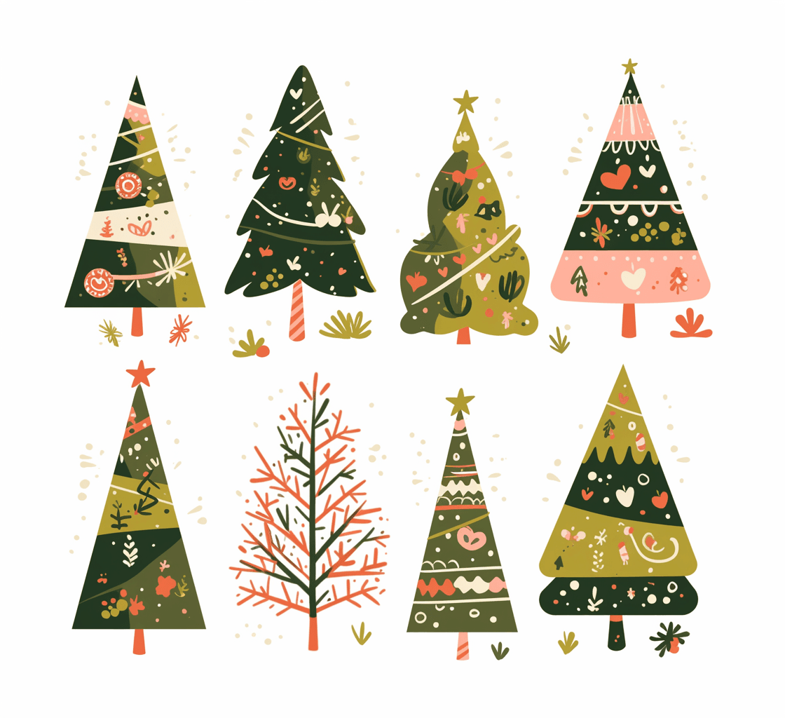 Christmas Tree 422 original repeating artwork