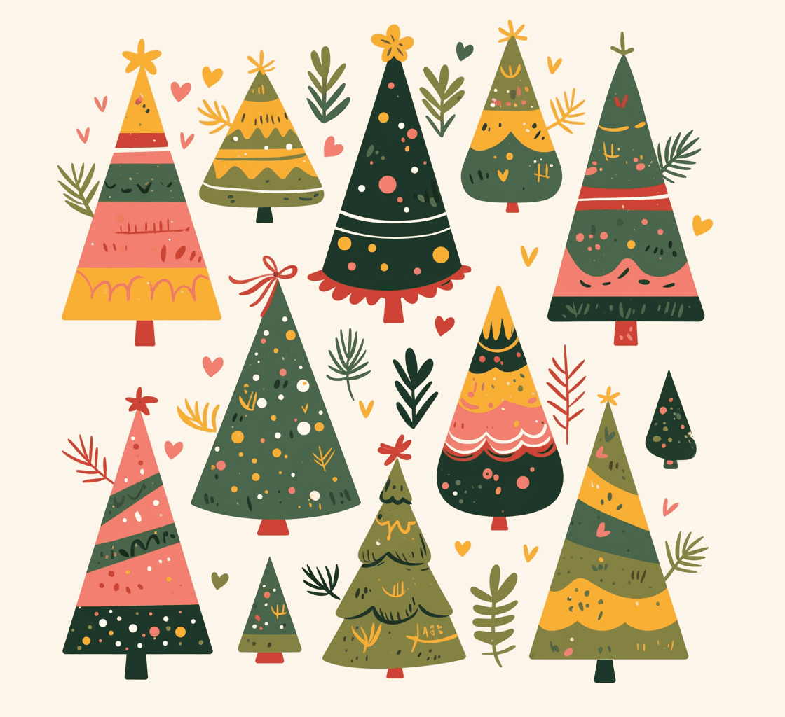 Christmas Tree 337 original repeating artwork