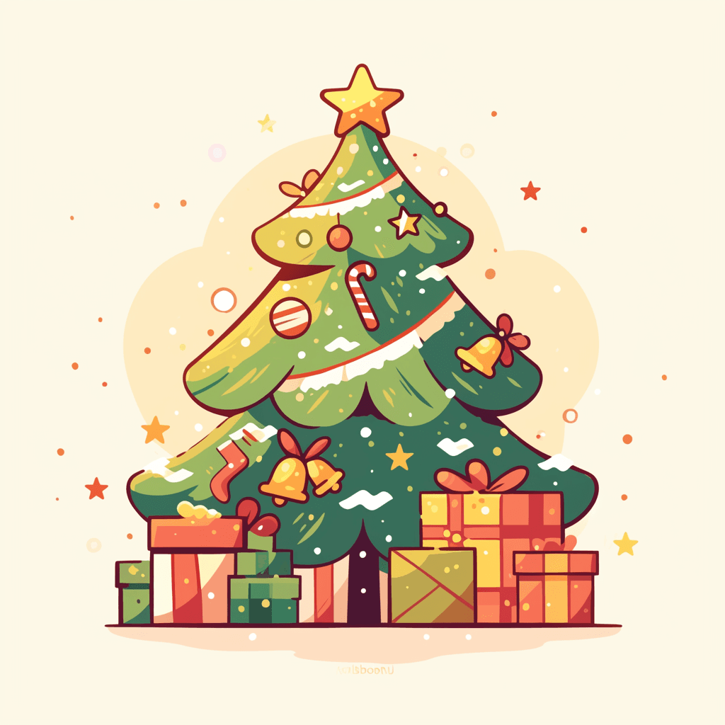 Christmas Tree Edition original repeating artwork