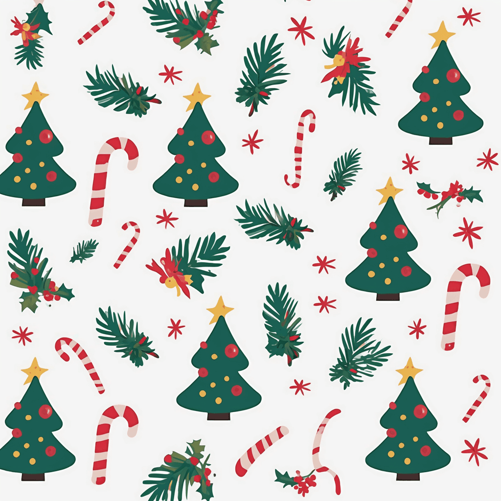 Christmas Tree 811 original repeating artwork