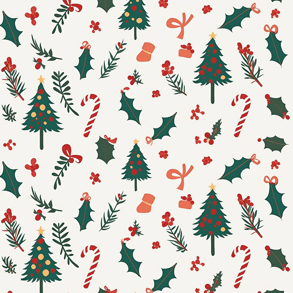 Christmas Tree 454 original repeating artwork