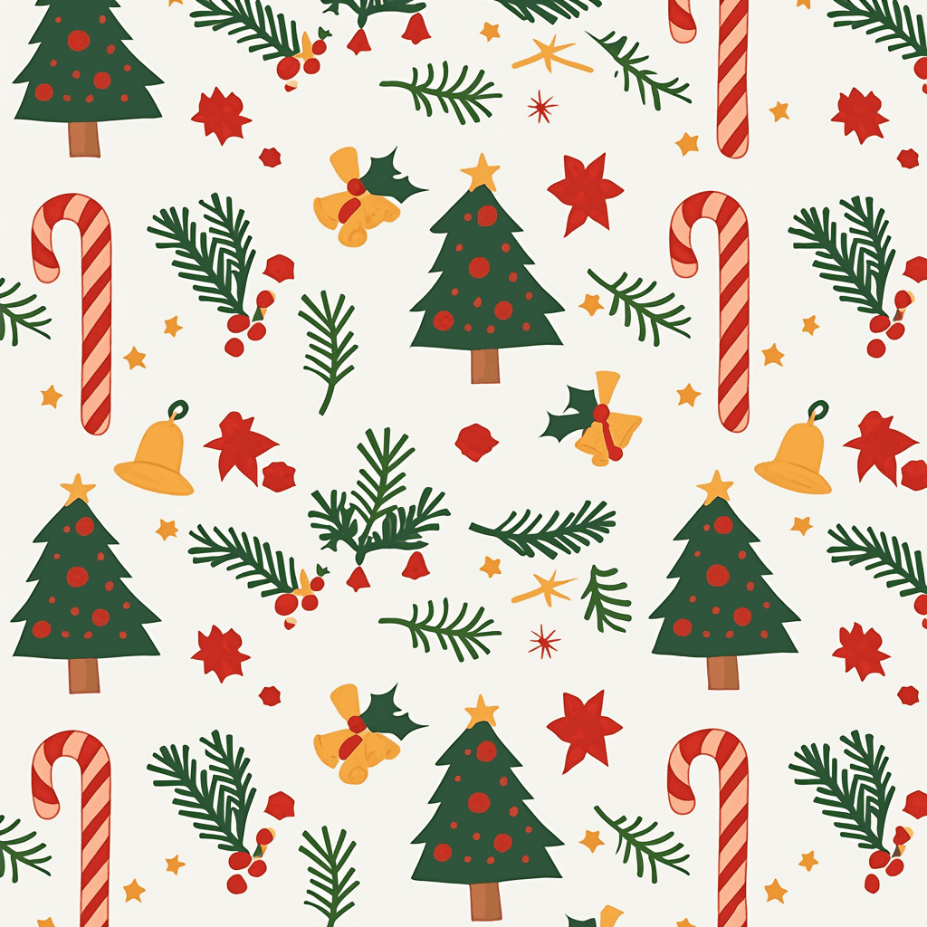 Christmas Tree 323 original repeating artwork