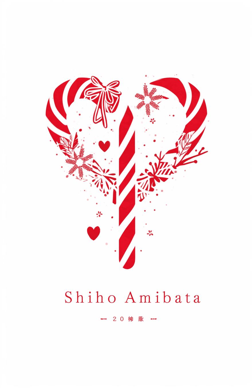 Christmas Candy Club original repeating artwork