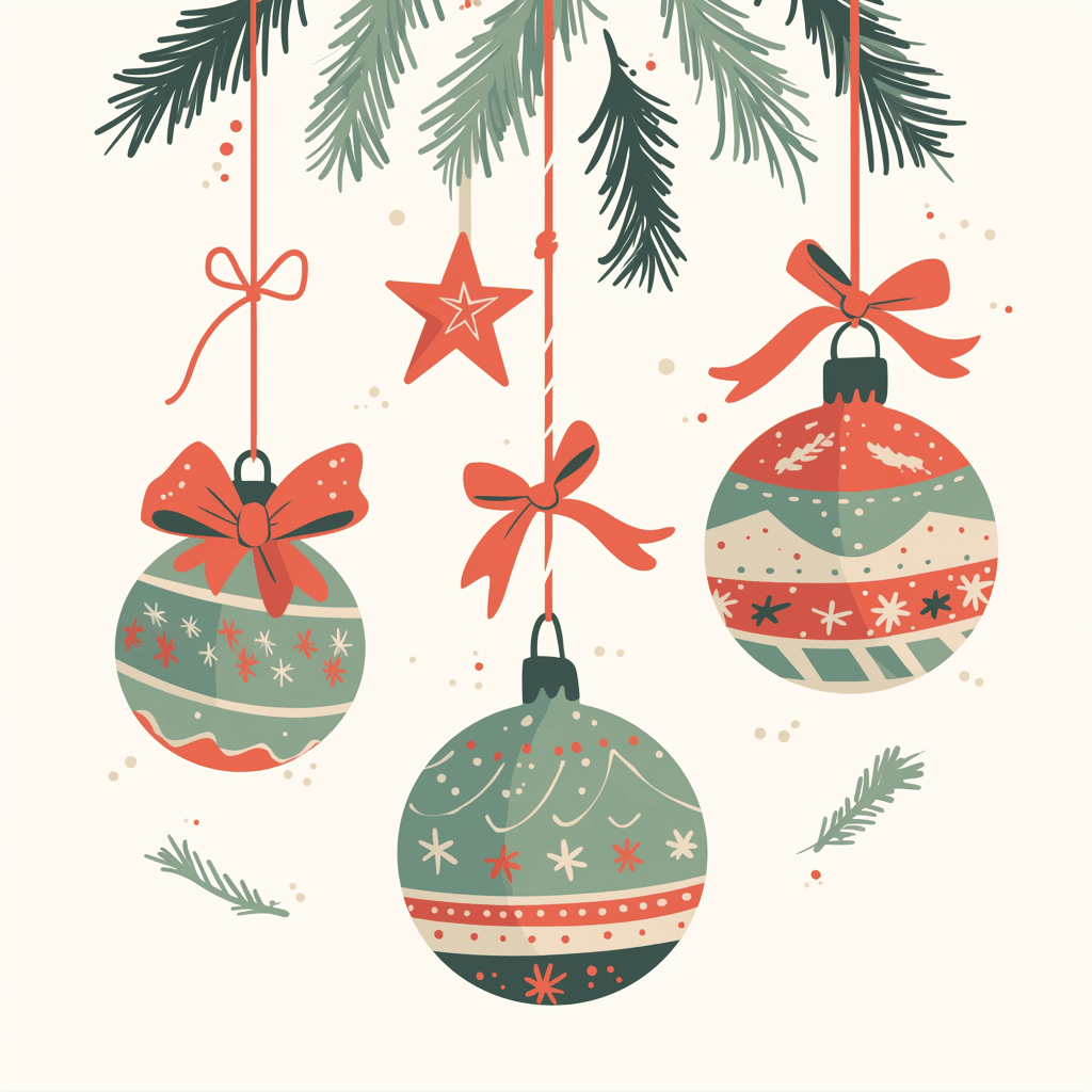 Christmas Glide original repeating artwork