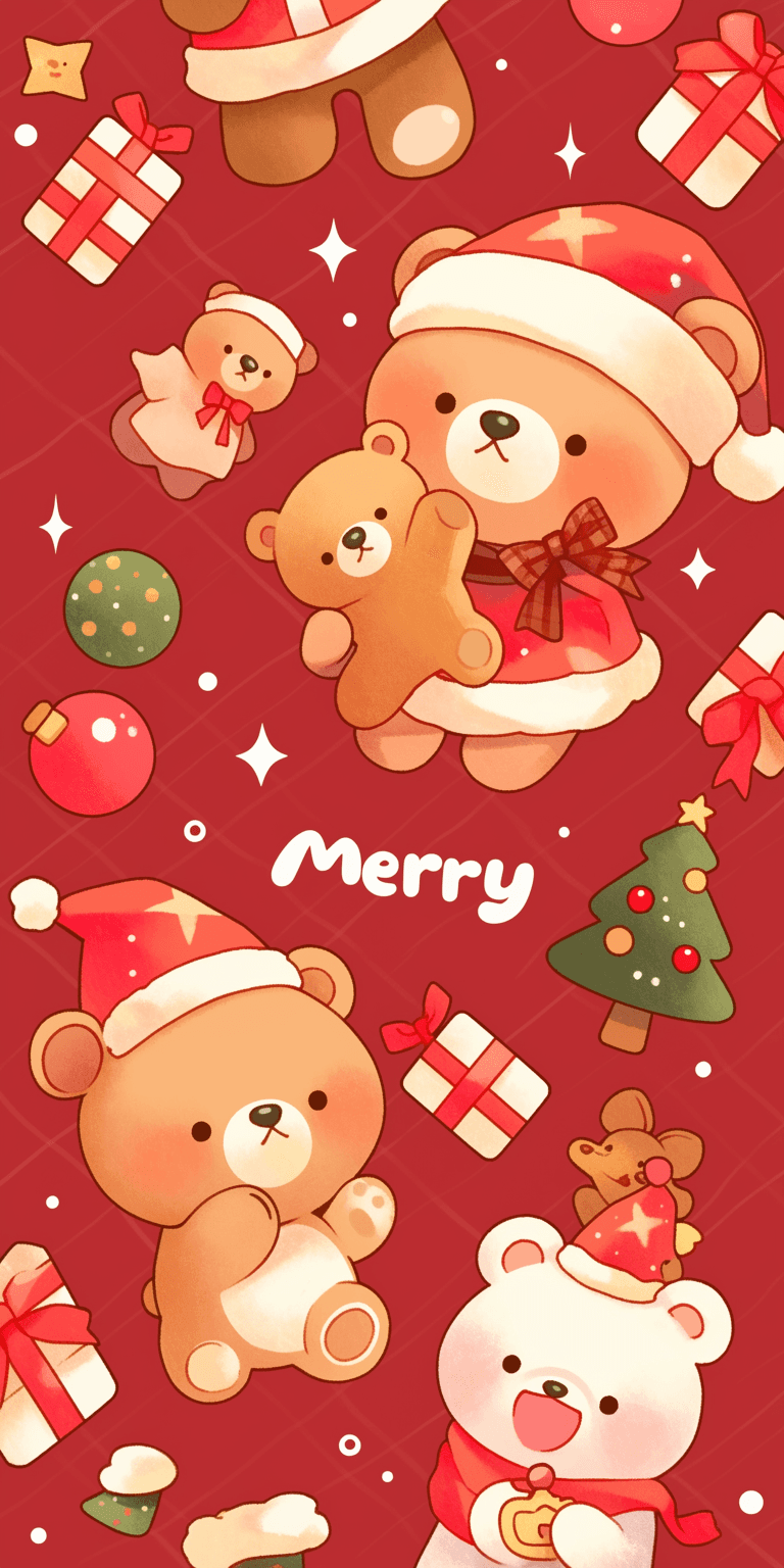 Christmas Party original repeating artwork