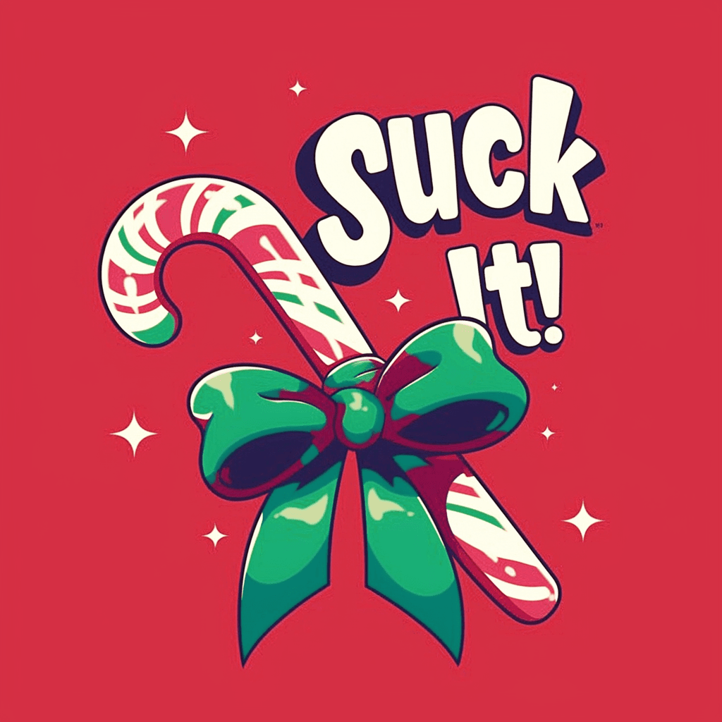 Christmas Candy Festival original repeating artwork