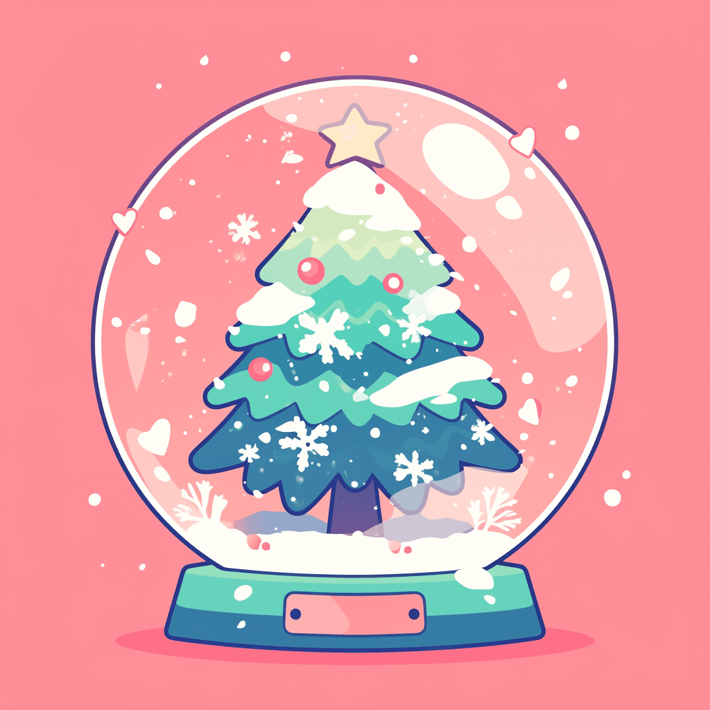 Christmas Ball Midnight original repeating artwork