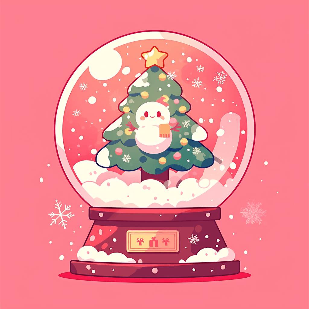 Christmas Ball Noon original repeating artwork