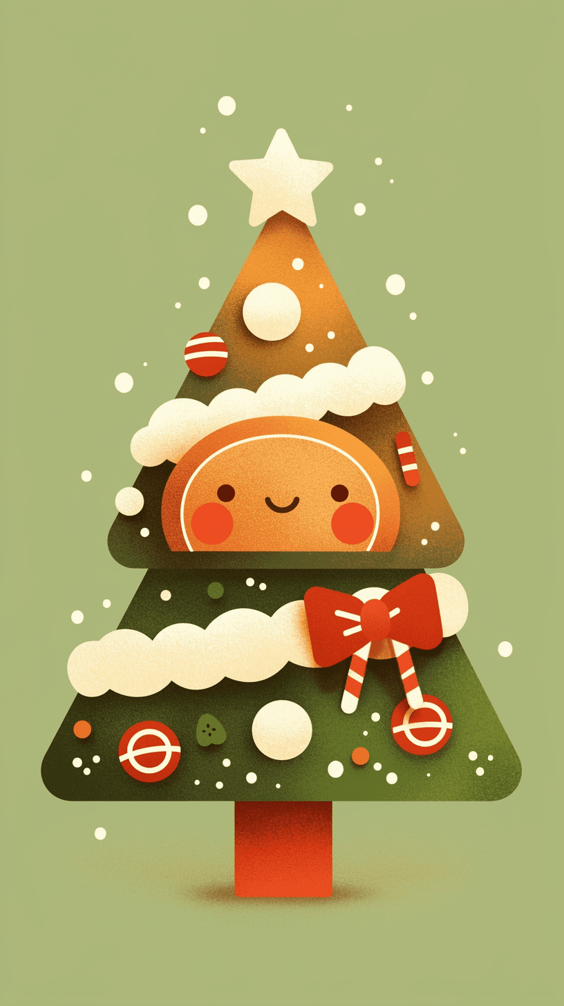 Christmas Tree Tint original repeating artwork