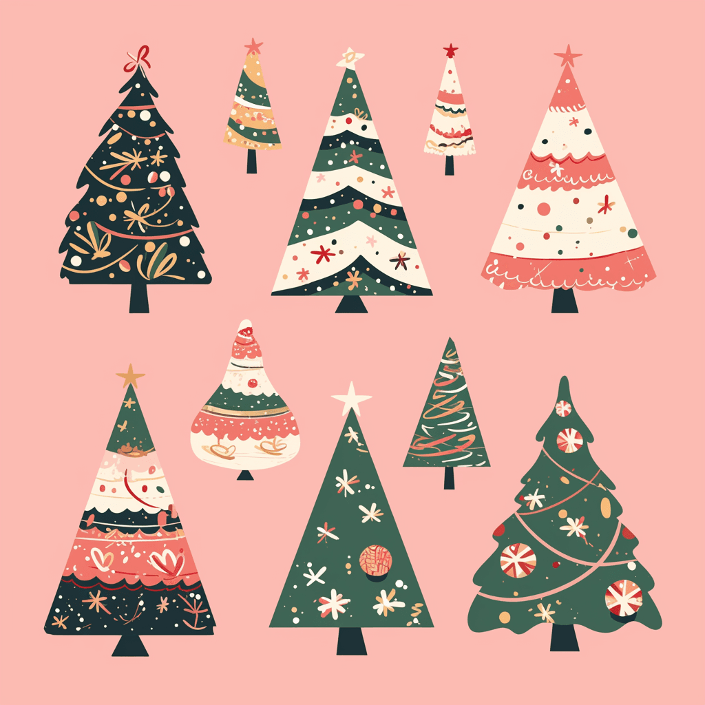 Christmas Tree 336 original repeating artwork