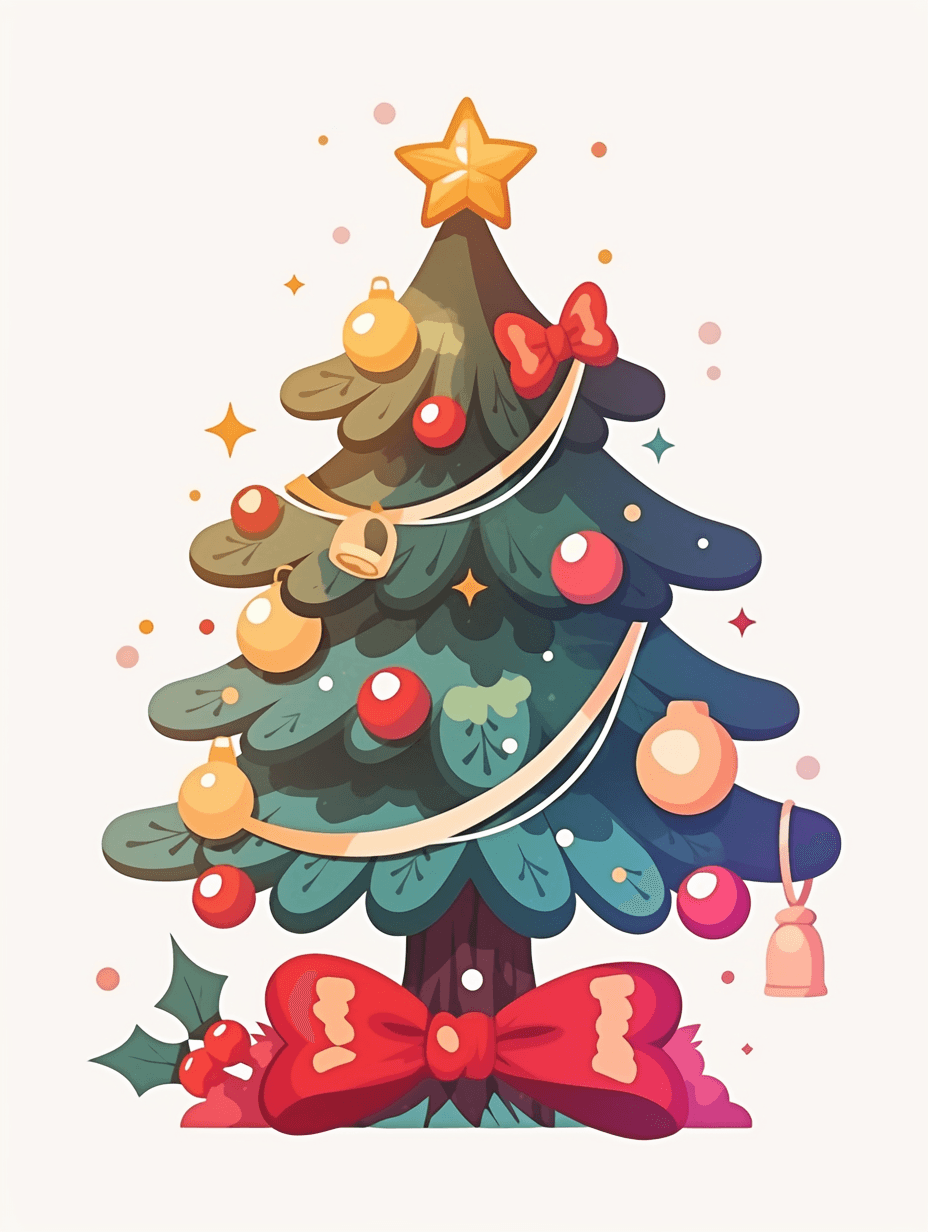 Christmas Tree 421 original repeating artwork