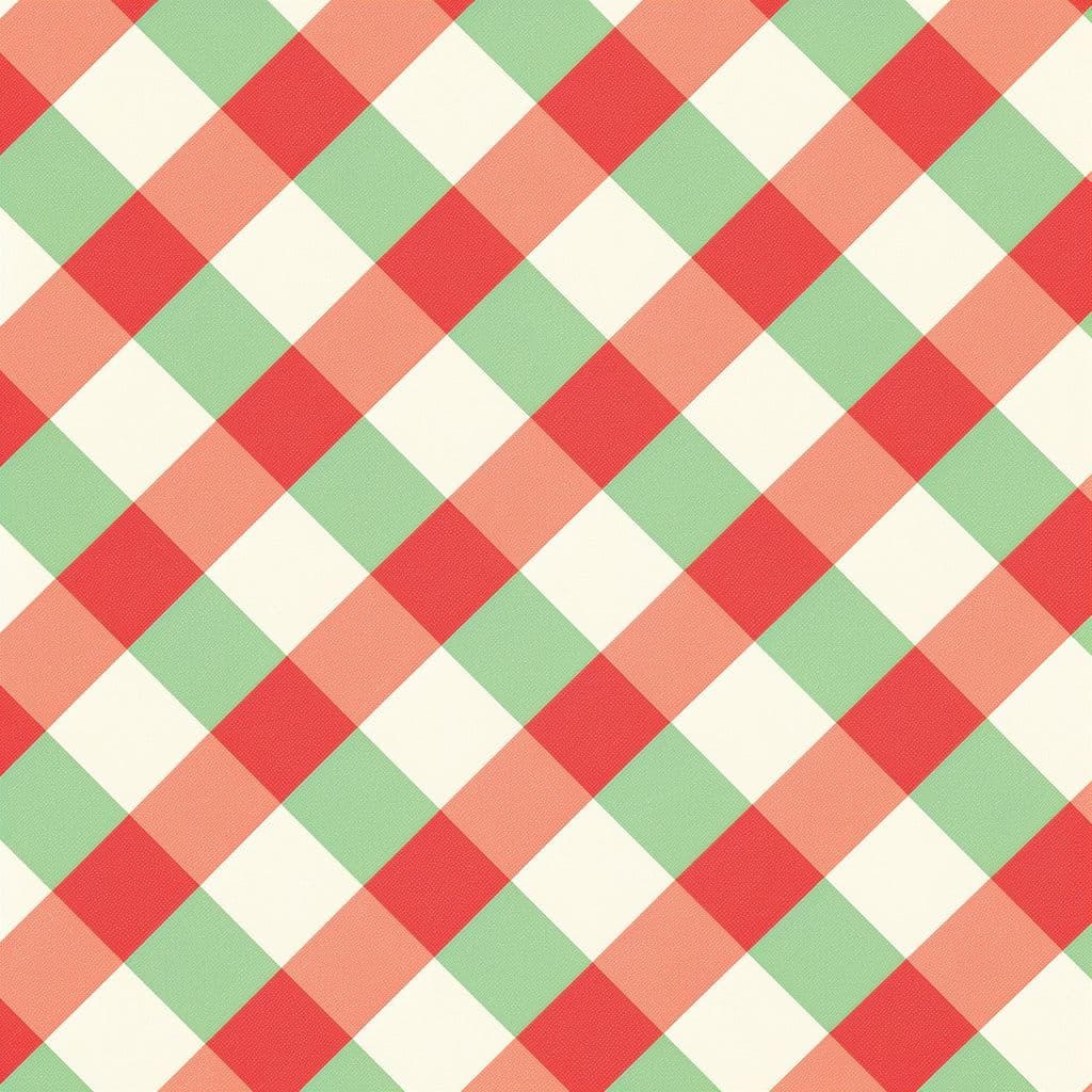 Christmas Check Tribe original repeating artwork