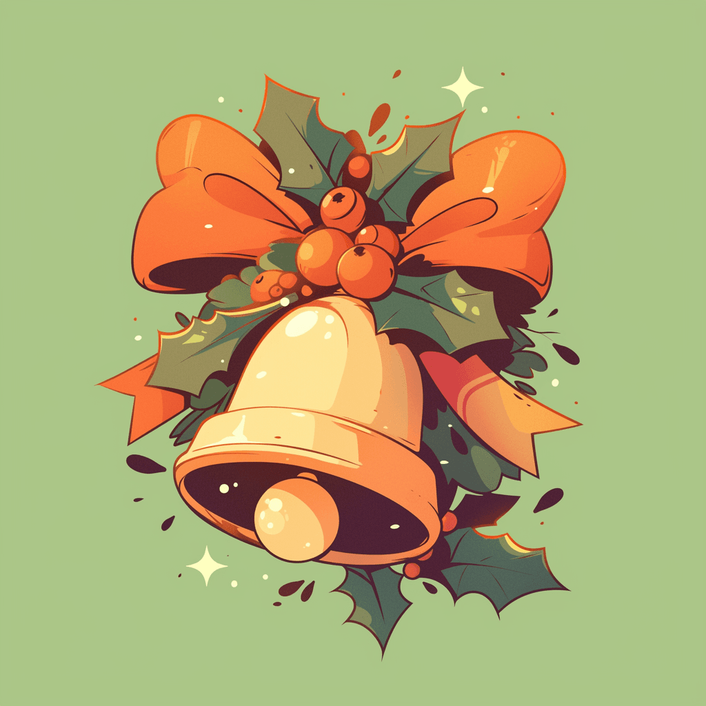Christmas Duo original repeating artwork