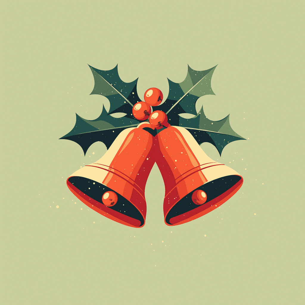 Christmas Run original repeating artwork