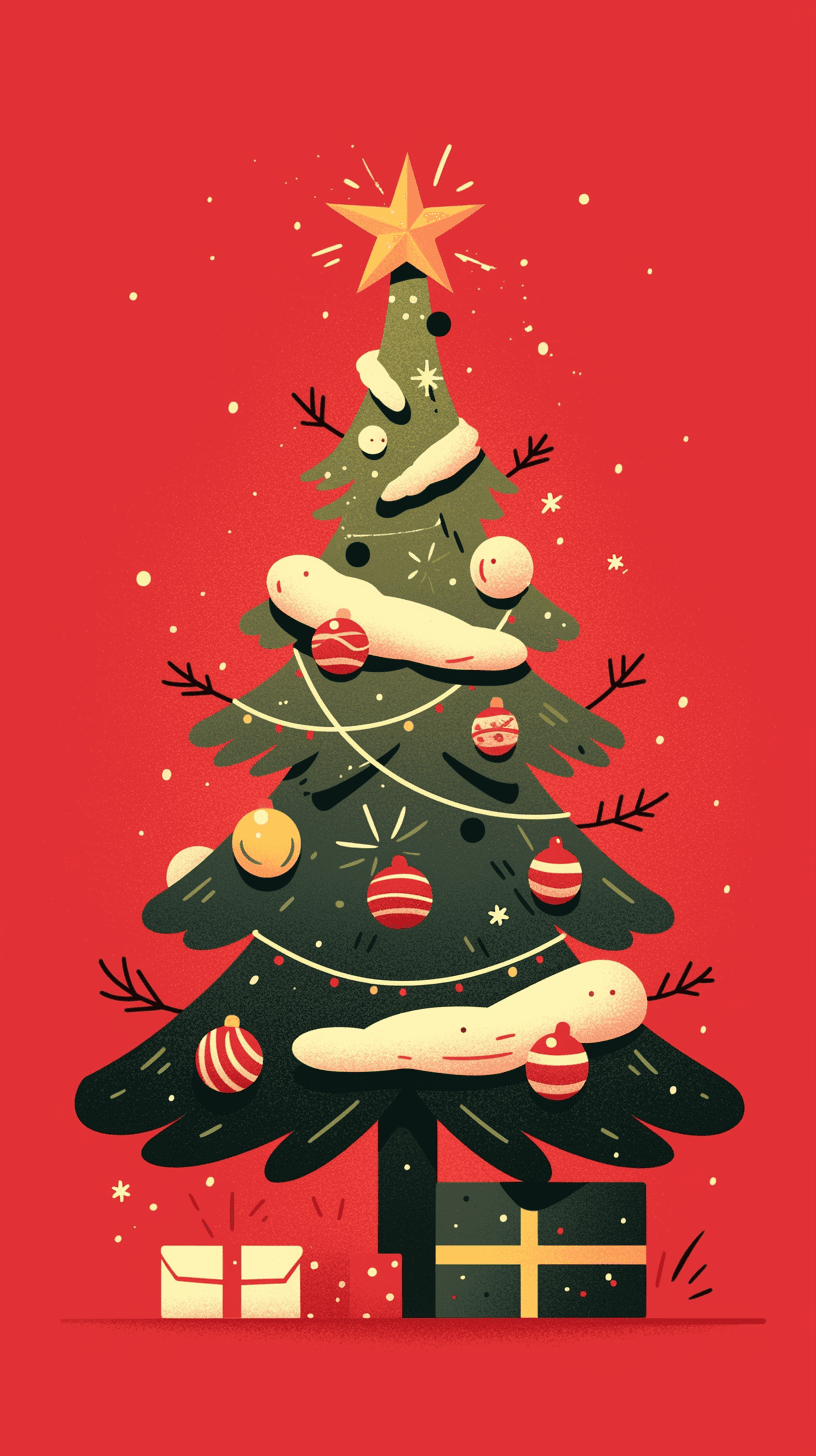 Christmas Tree 550 original repeating artwork