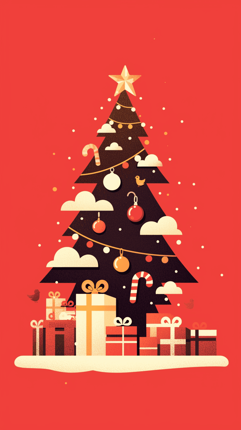 Christmas Tree 286 original repeating artwork