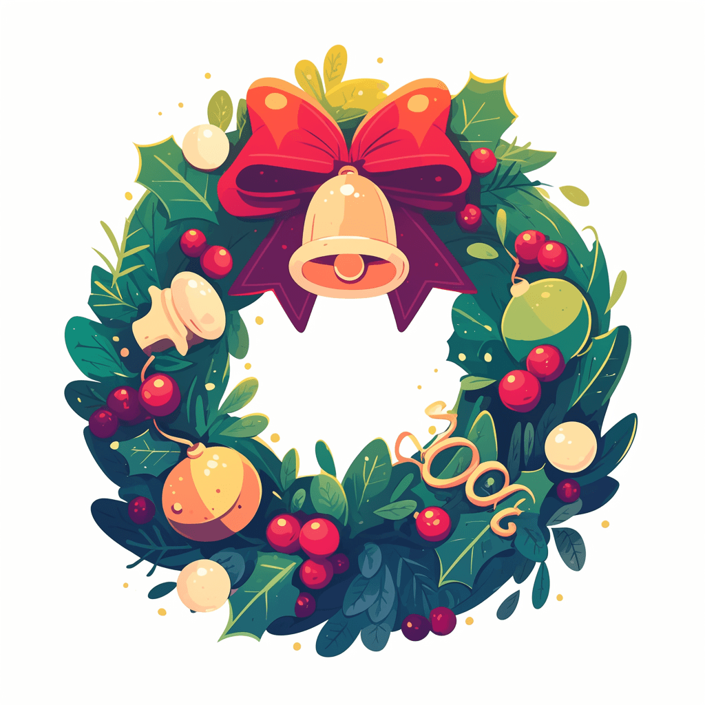 Christmas Wreath Tone original repeating artwork