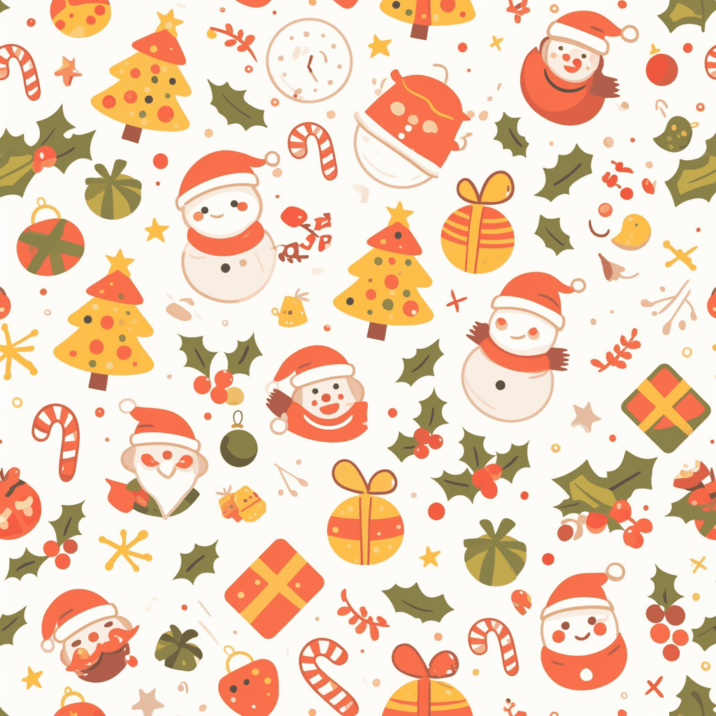 Christmas Design Midnight original repeating artwork