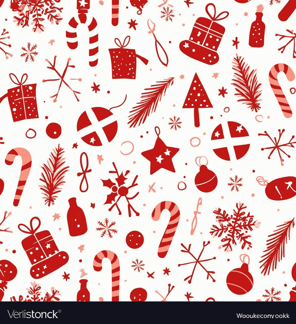 Christmas Design Squad original repeating artwork
