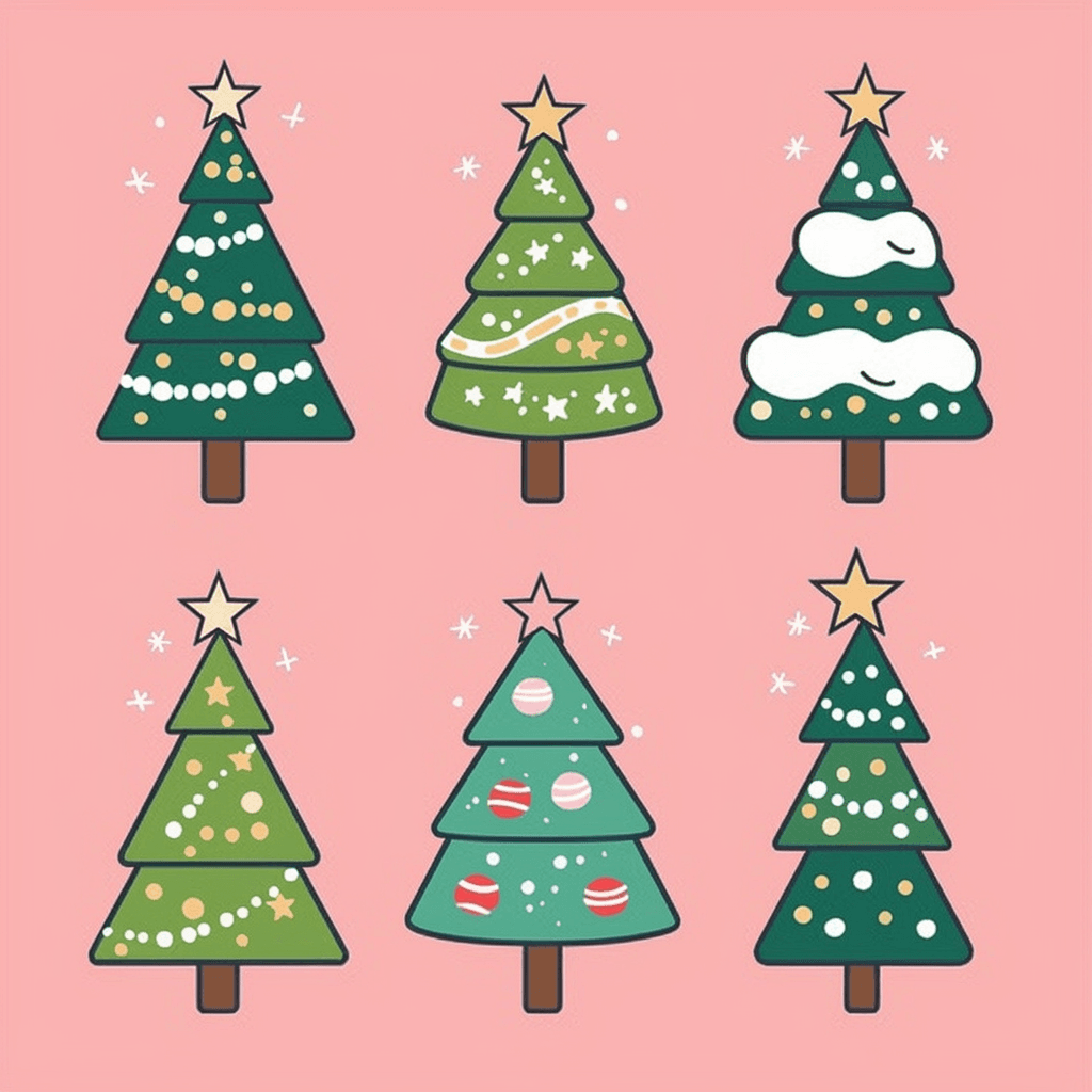 Christmas Tree 565 original repeating artwork