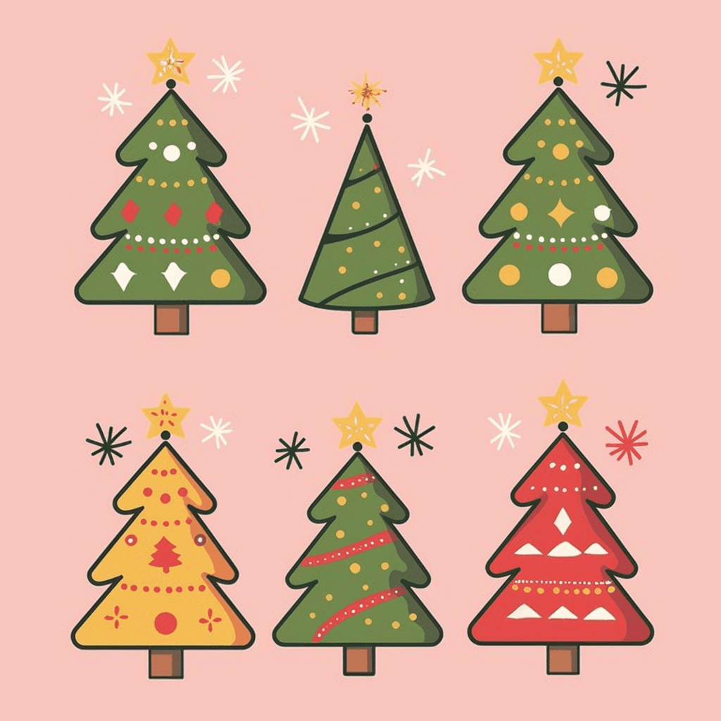 Christmas Tree 564 original repeating artwork