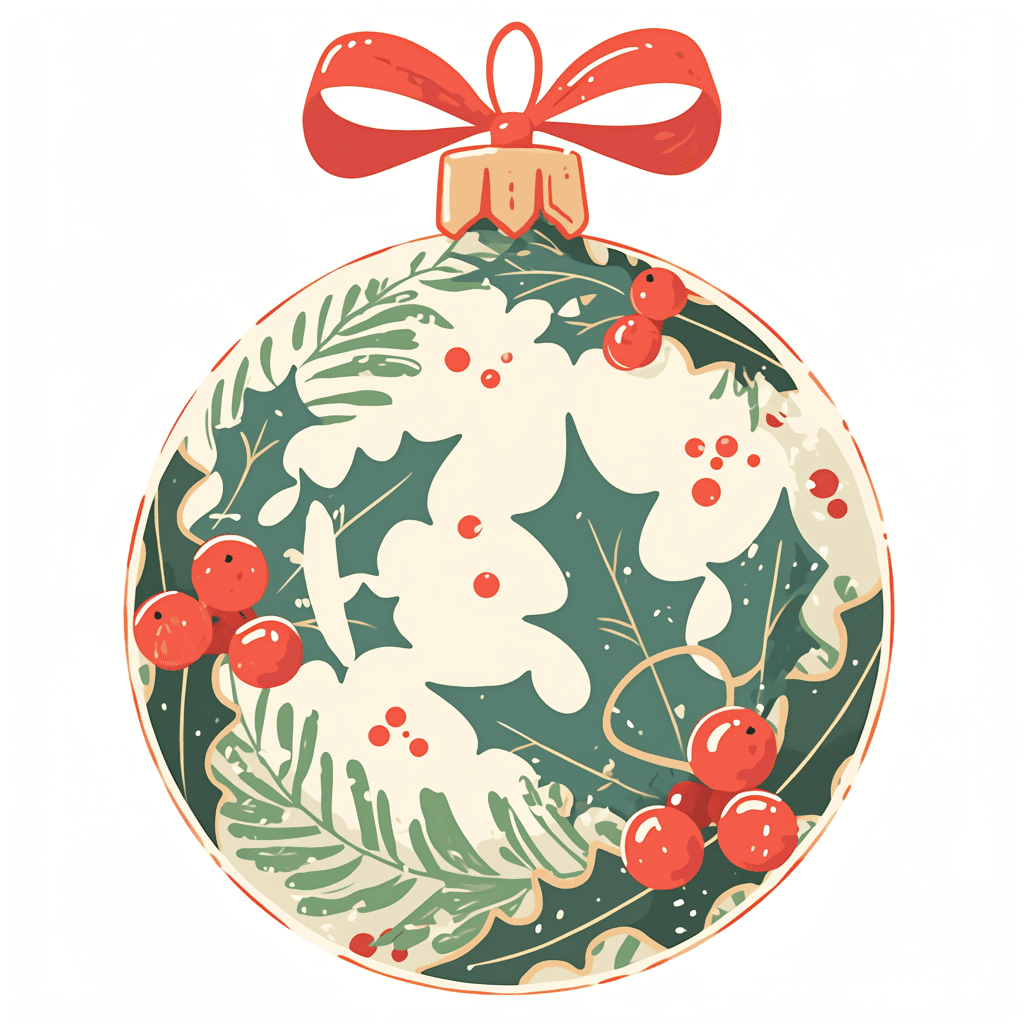 Christmas Wreath 185 original repeating artwork