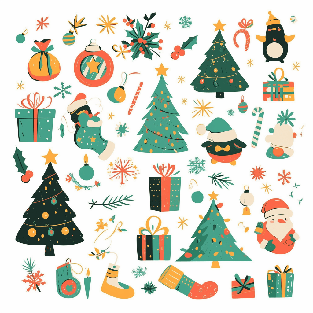 Christmas 595 original repeating artwork