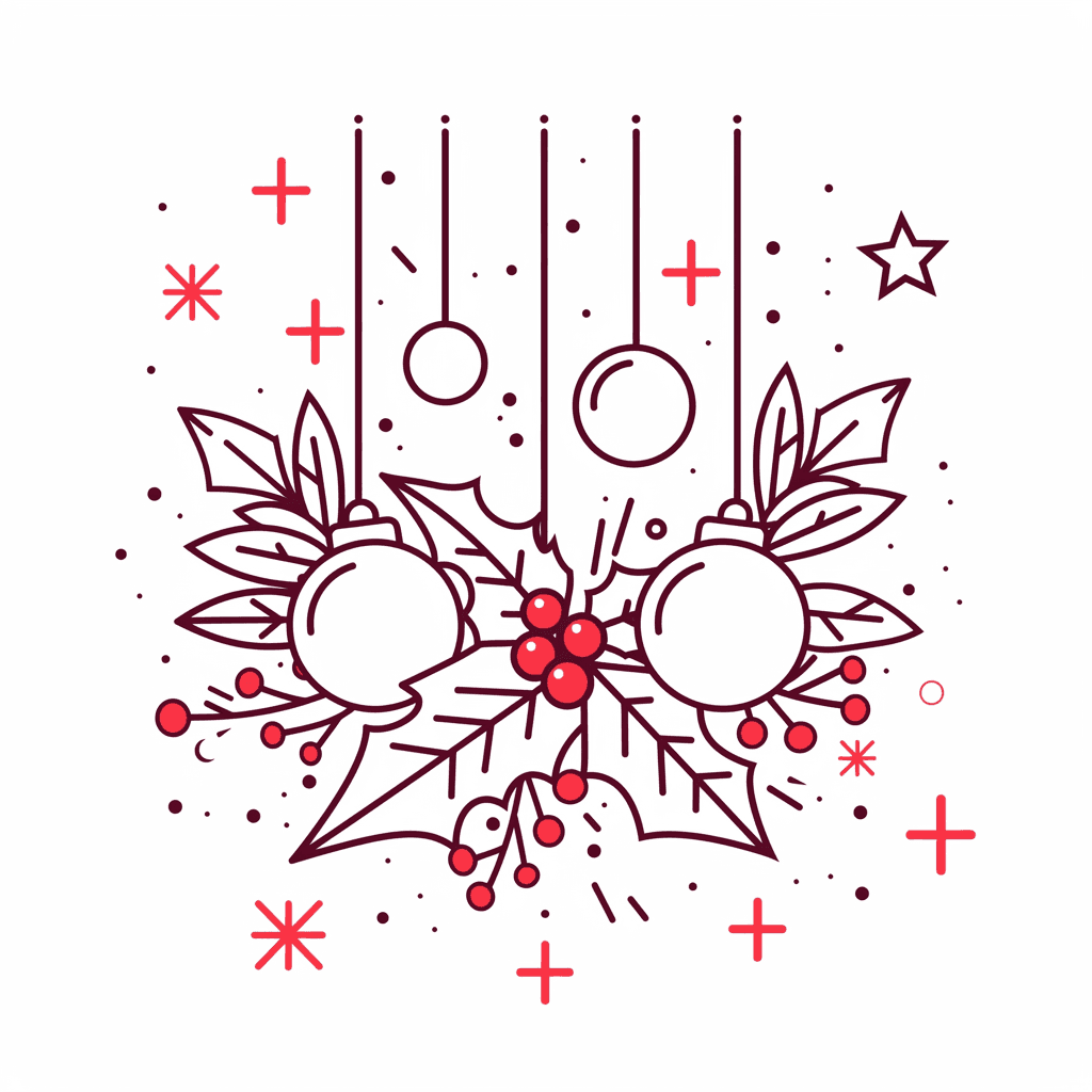 Christmas Session original repeating artwork