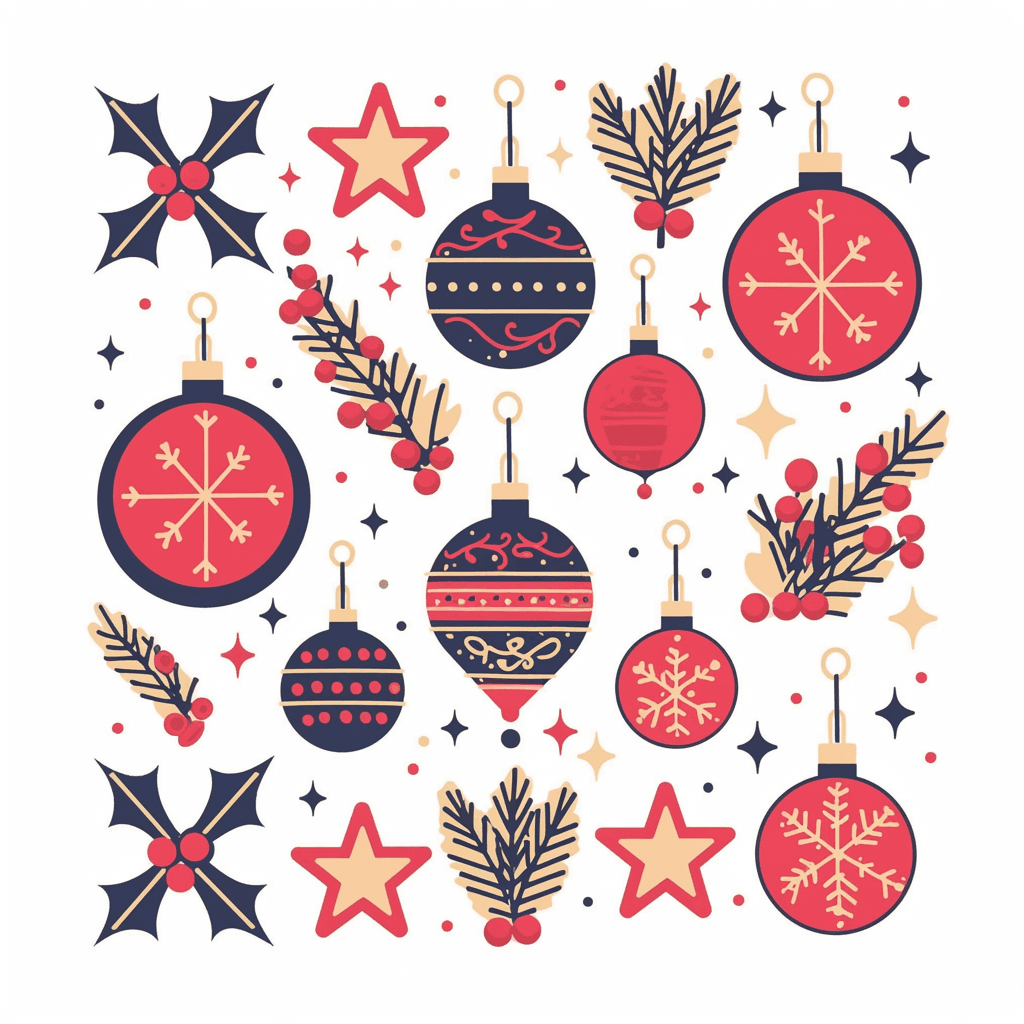 Christmas Show original repeating artwork