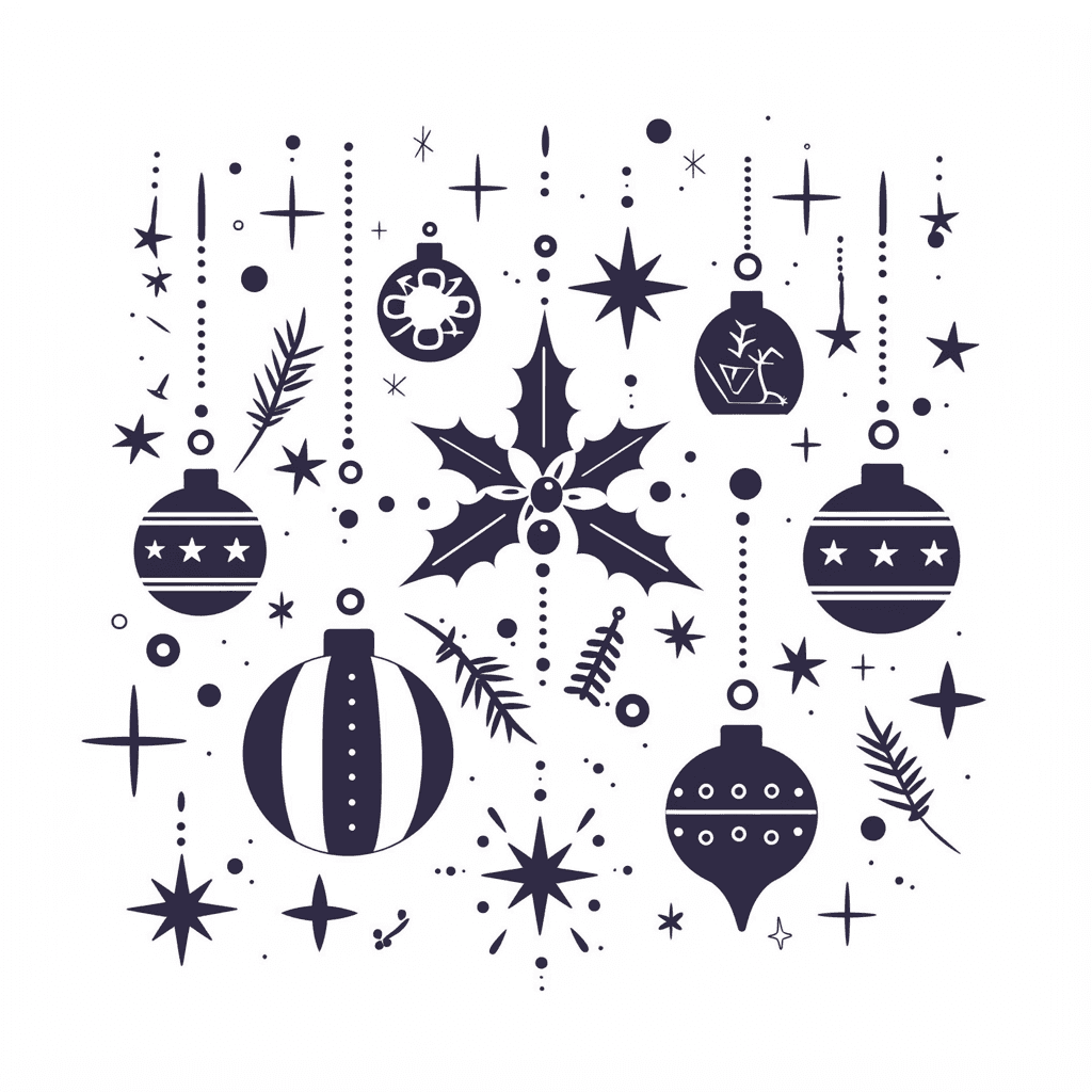 Christmas Press original repeating artwork