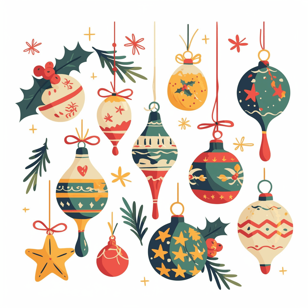 Christmas Golden original repeating artwork